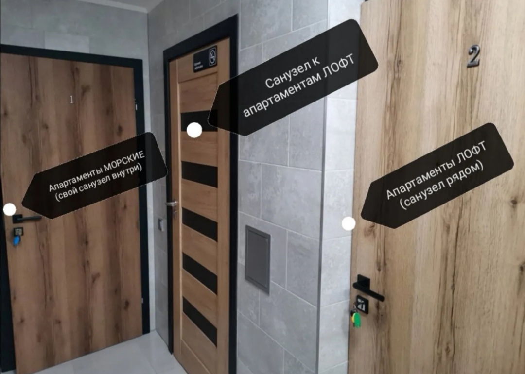 Видовые апартаменты (комната с удобствами) в туристическом центре 
